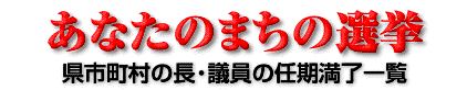 あなたのまちの選挙