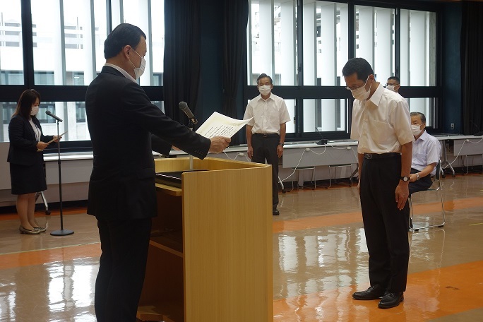 平田を育てる会さまへ授与