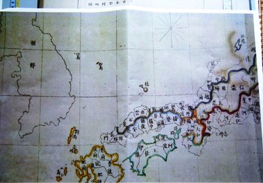 「大日本全国略図」（明治14年内務省地理局）