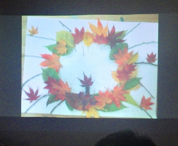 参加者の紅葉アート作品その６の画像