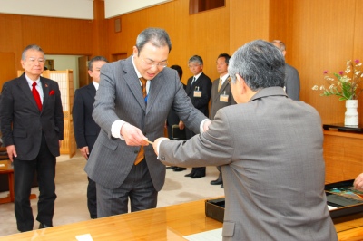 表彰の様子 表彰の様子