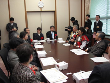 懇談の様子