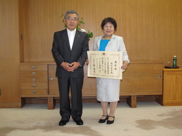 福代俊子氏さんと記念撮影