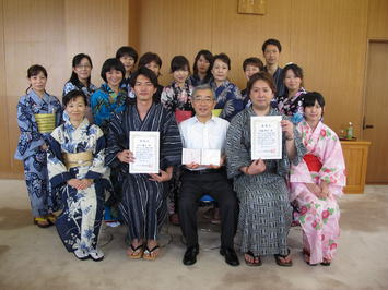 みなさんと記念撮影