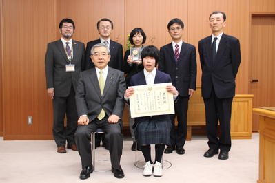 受賞された石輪さん