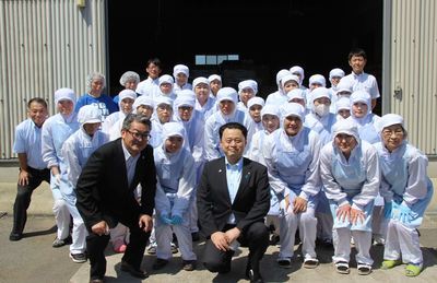 (株)魚の屋のみなさんと