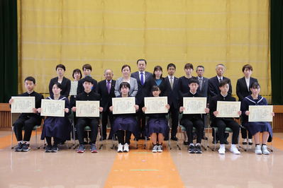 受賞された皆さんと