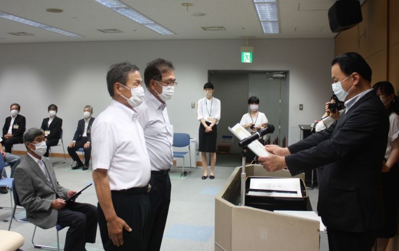 授与式のようす