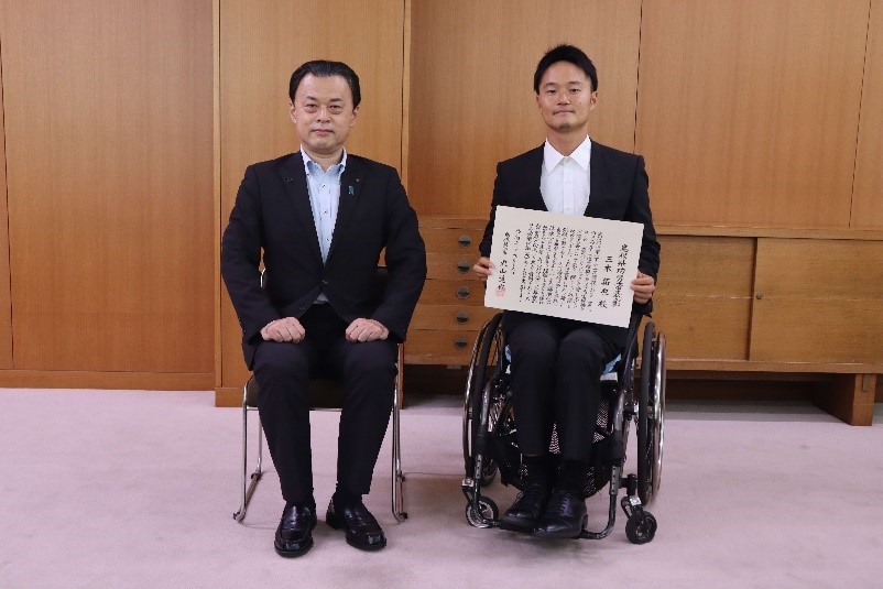 三木選手と