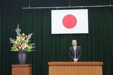 副知事挨拶のようす