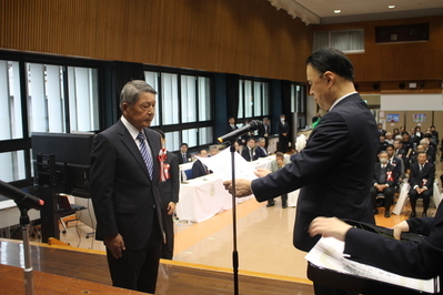 交通安全功労者知事感謝状の贈呈