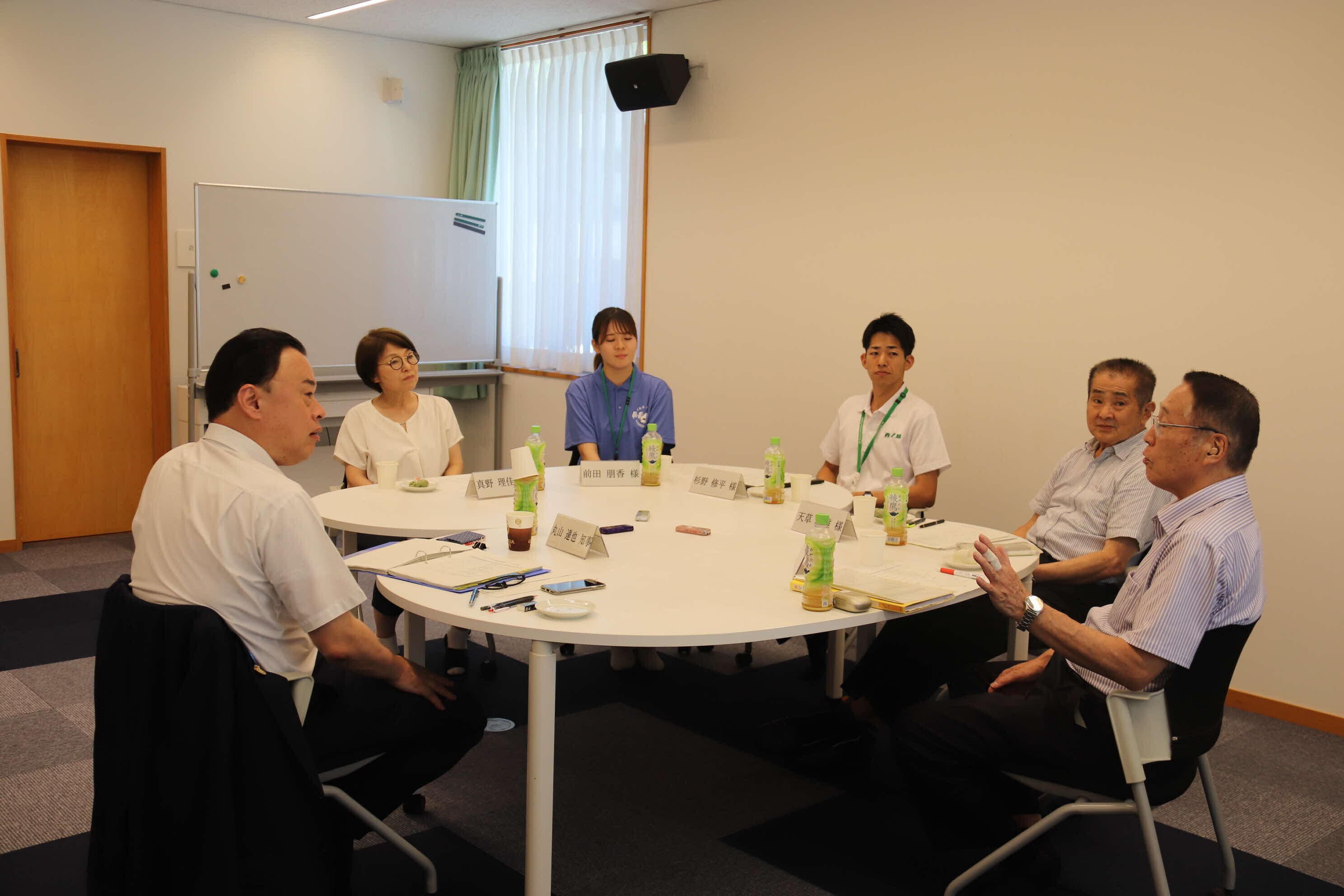 浦郷区の活性化に関わる皆さんとの懇談