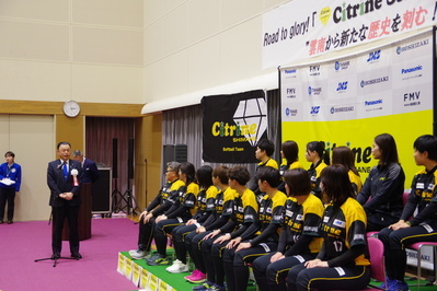 歓迎のあいさつ