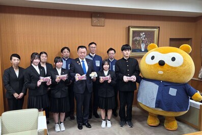 株式会社ローソン、島根県立大社高等学校の皆さんと