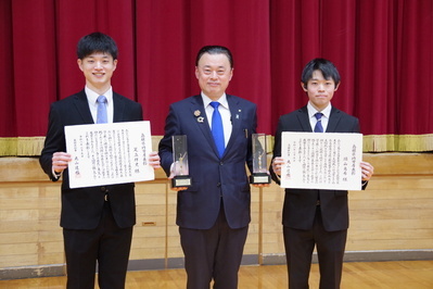 受賞者のお二人と