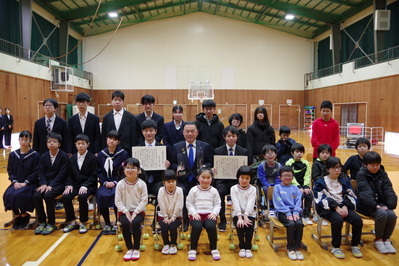 松江ろう学校の児童、生徒の皆さんと