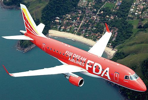 フジドリームエアラインズ機の写真