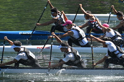 カヌー競技の様子