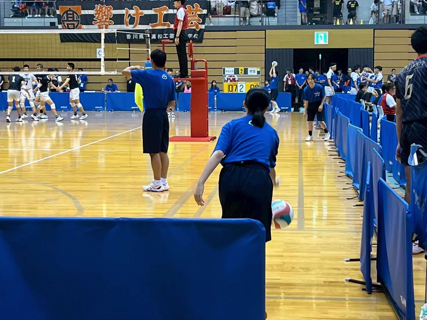 大会を支えた県内高校生