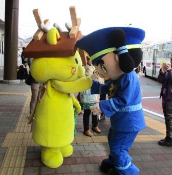 しまねっことみこぴーin浜田市