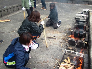 野外炊飯