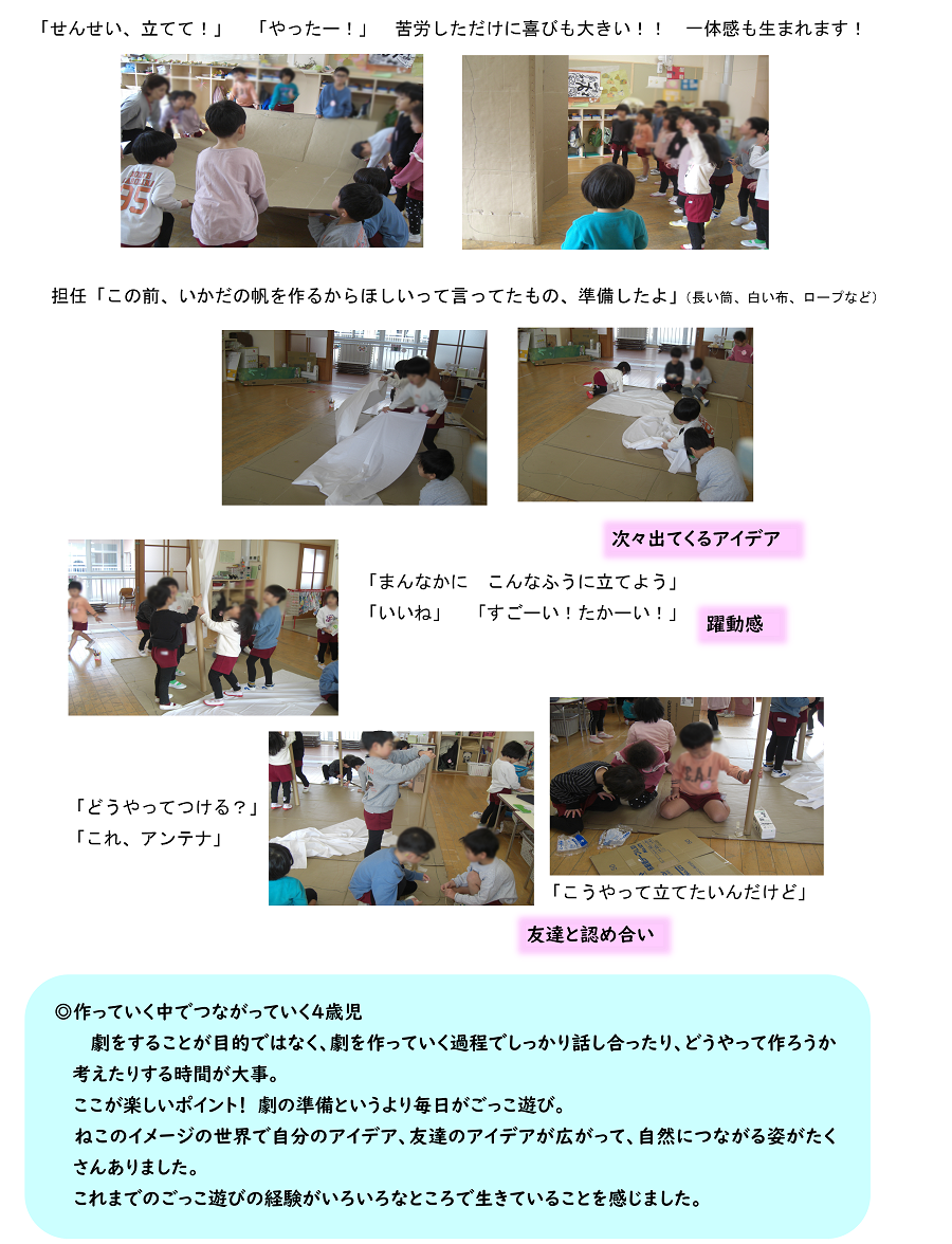 ドラマがいっぱい！子どもたちとつくる劇遊びの事例4