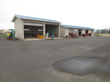 工事車両入れ前