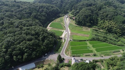 小山農道側起点付近／田原農道／完成写真