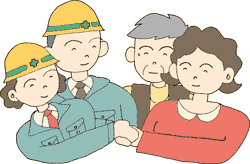 笑顔で握手する土地所有者と起業者 笑顔で握手する土地所有者と起業者