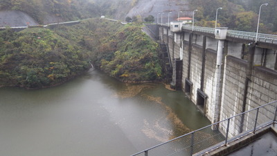 11月18日の御部ダムです