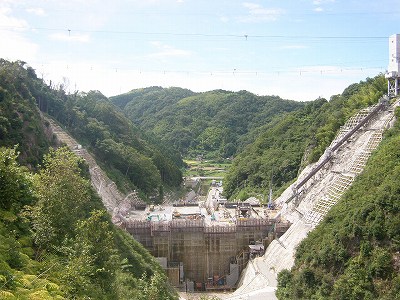 平成24年8月上流側定点写真