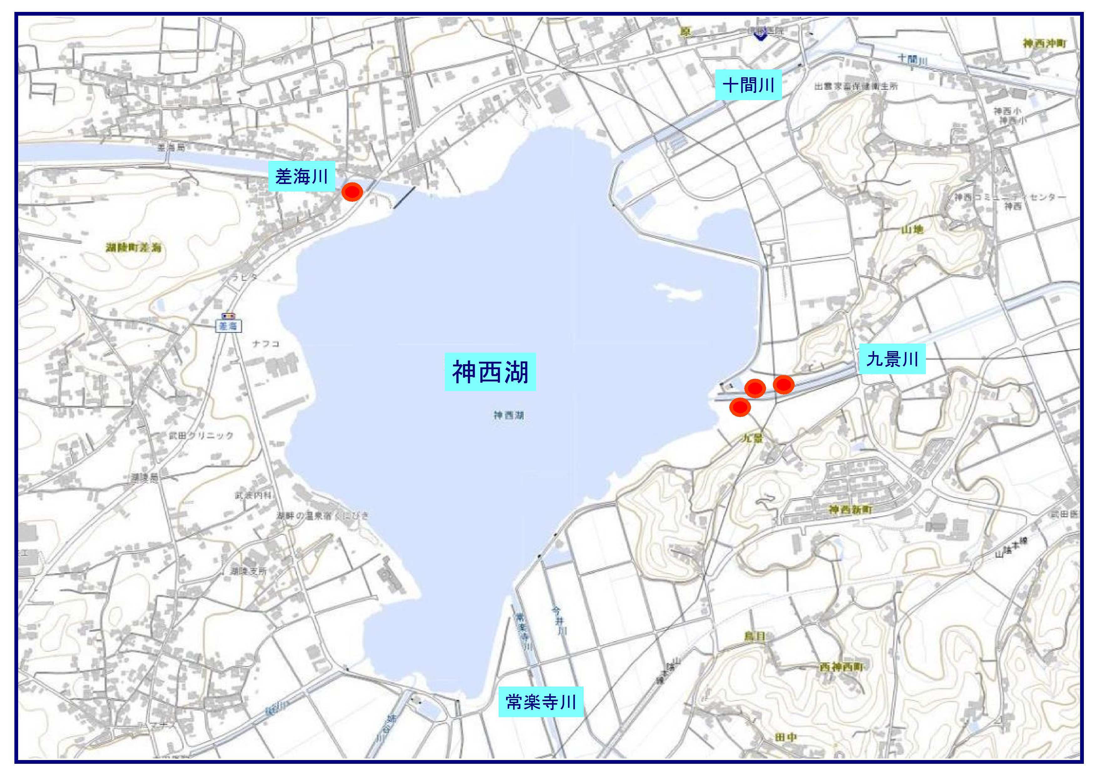 簡易代執行実施した位置図の画像です