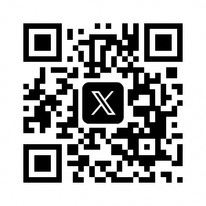 道路維持課が発信するXのQRコード
