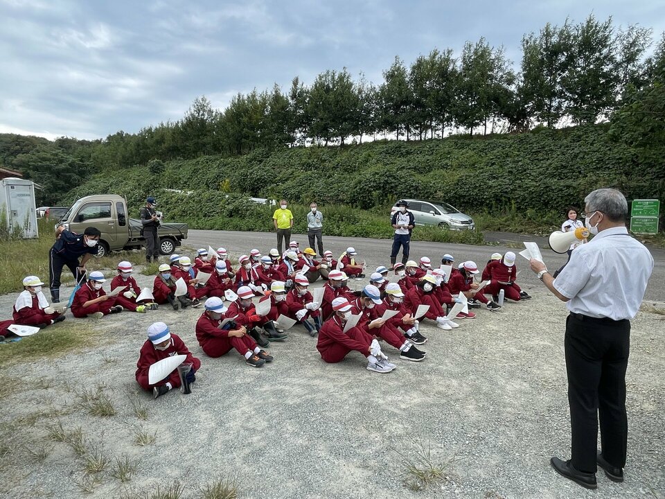 環境学習。水の大切さについて学びました