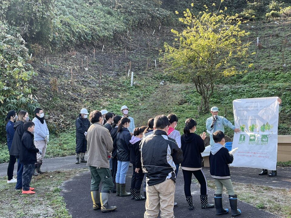 企業局による水源涵養についての授業を行いました