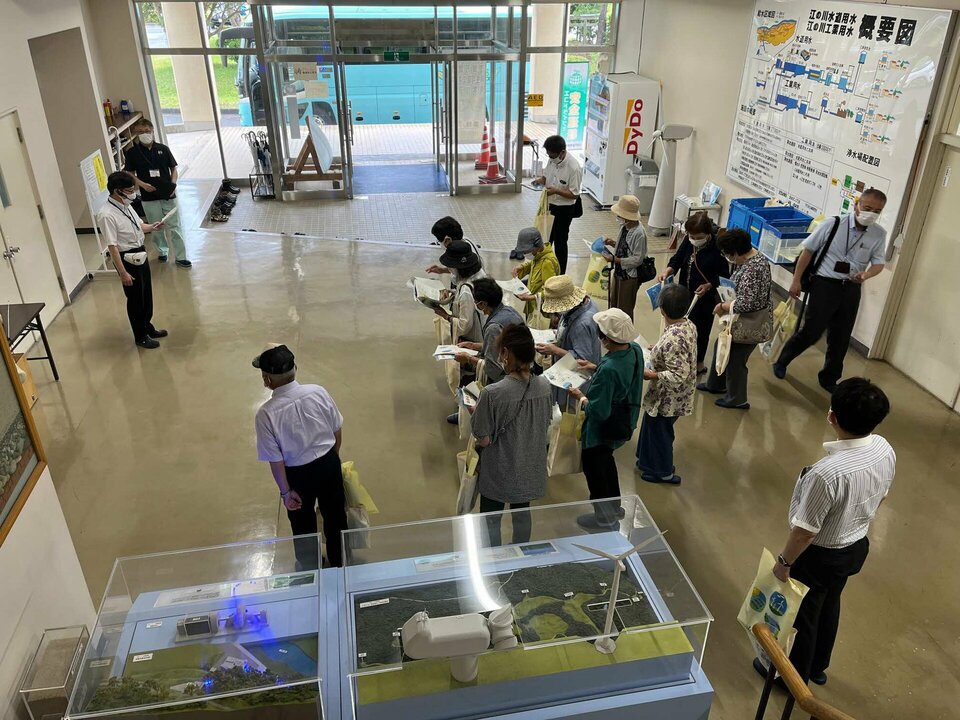 7月11日松江市鹿島町豊鹿会（ほうろくかい）様。ガイダンスの様子