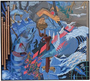 銅賞「空ＸVIII-TunaFishing」