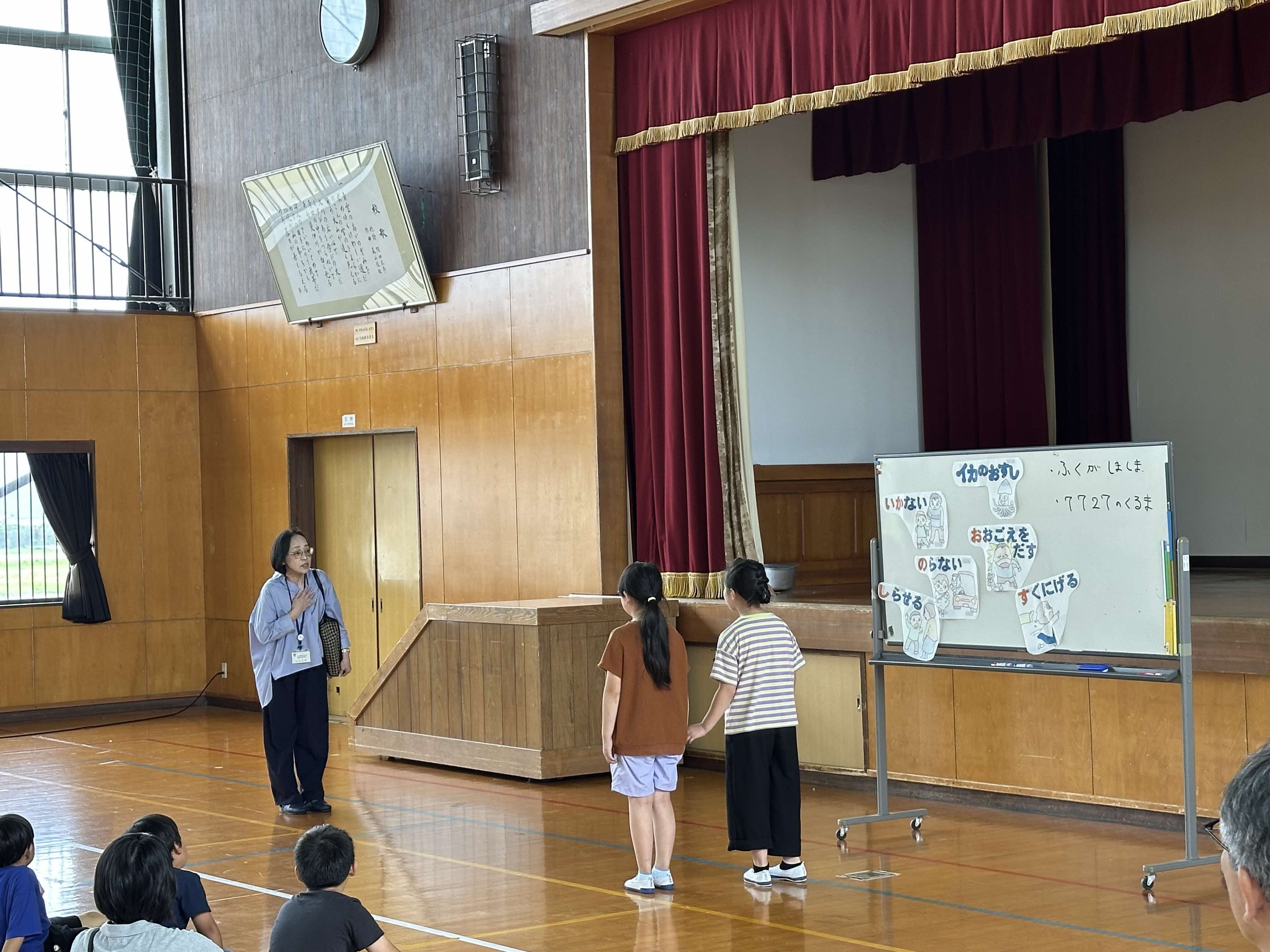 灘分小学校での教室の様子４