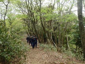 山岳パトロールの様子